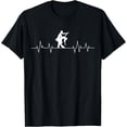 thumbnail image 1 of Ballroom Latin Dance Heartbeat T-Shirt men and women can wear, black, white, gifts, 1 of 4