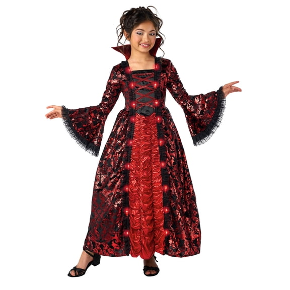Ballroom Vampria Halloween Costume for Children, Girls' Size M (7/8), by Way to Celebrate