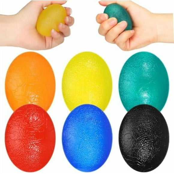 Balls for Adults Squishy Hand Strengthening Exercise Squeeze Balls with 5 Resistance Levels Arthritis Grip Strengthener Trainer for Finger Wrist Carpal Tunnel Pain Relief$$Sport & Recreation Other