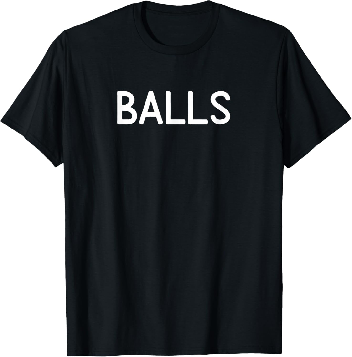 T Shirt With Balls On Back Of Neck