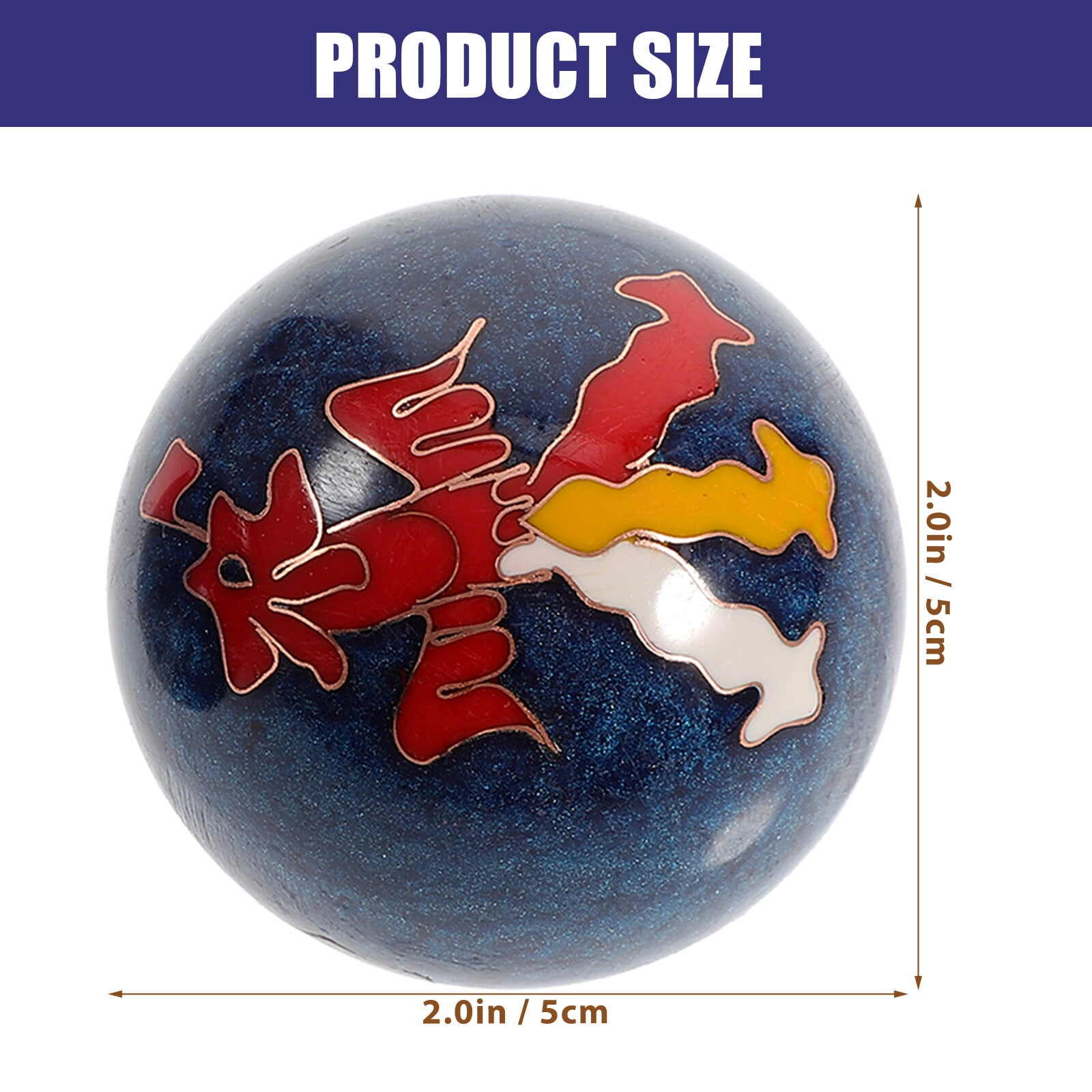 Balls Hand Chinese Health Exercise Wrist Handballs Baoding Ball