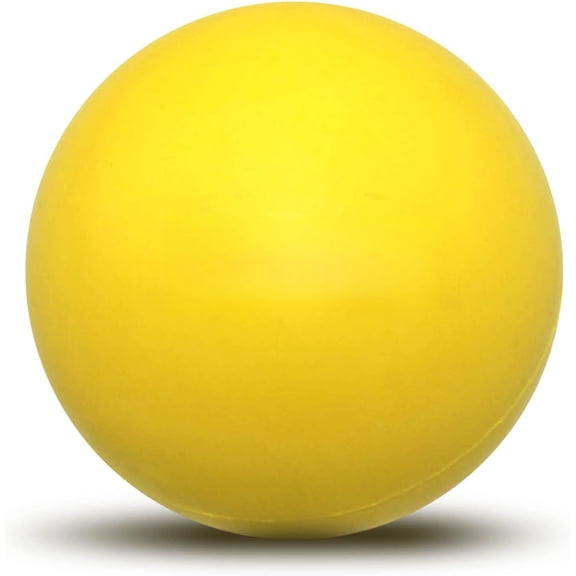 Balls Indestructible,Solid Rubber Bouncy for Dogs Aggressive Chewers Large Breed,&Floating&High Elasticity,Durable Fetch Ball Medium to ,Play and . (Yellow)