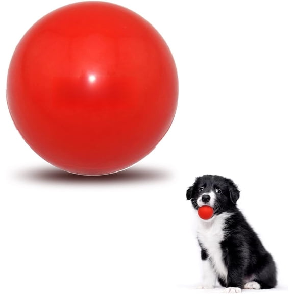 Balls Indestructible,Solid Rubber Bouncy for Dogs Aggressive Chewers Small Breed,Non-&Floating&High Elasticity,Durable Fetch Ball Small to ,Play and