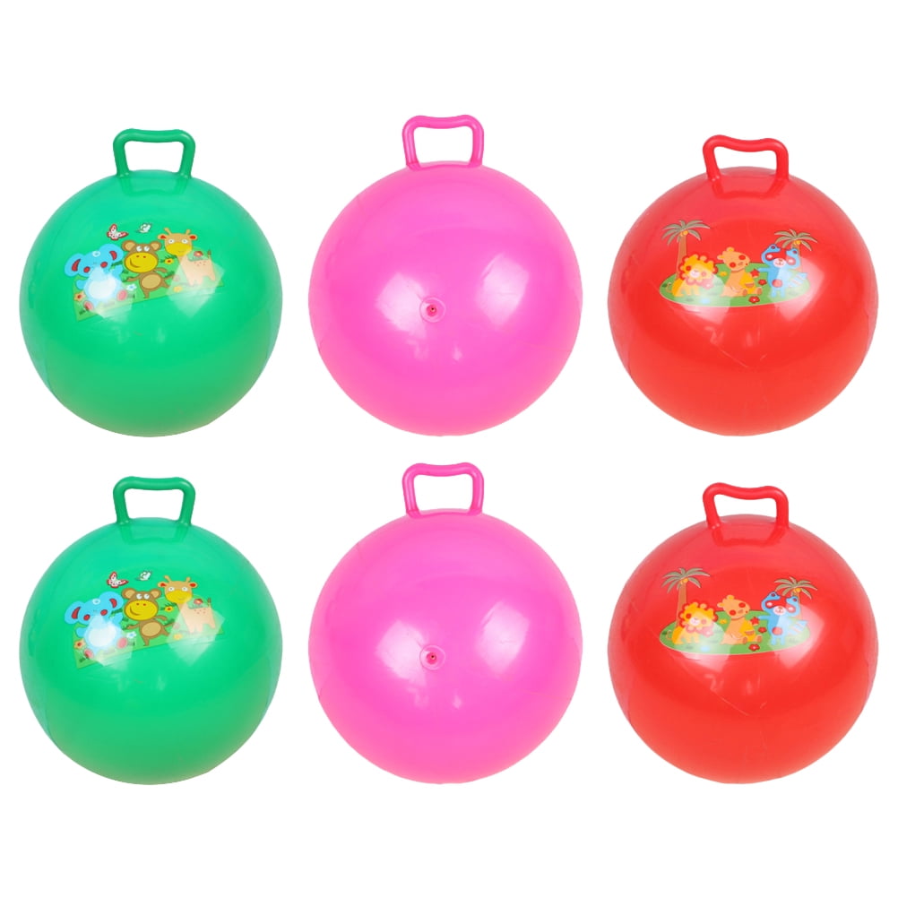 Balls Kids Jumping Ball Bounce Handles Bouncing Bouncy Hopping Hopper Balance High Play Water