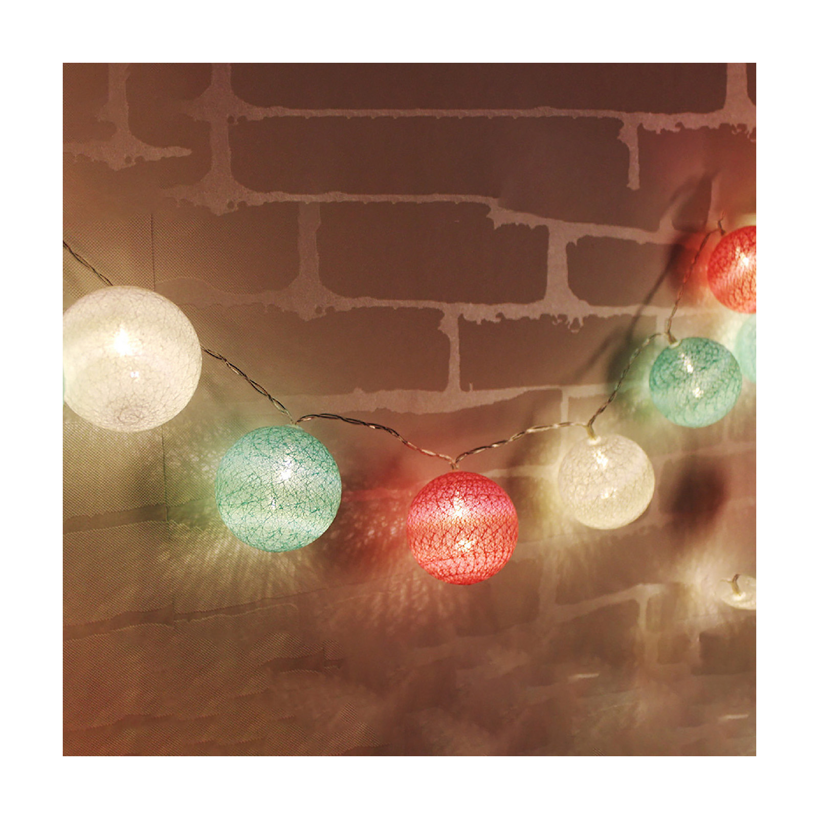 Balls LED Strings Lights Lamp Indoor Home Wedding Birthday Party ...
