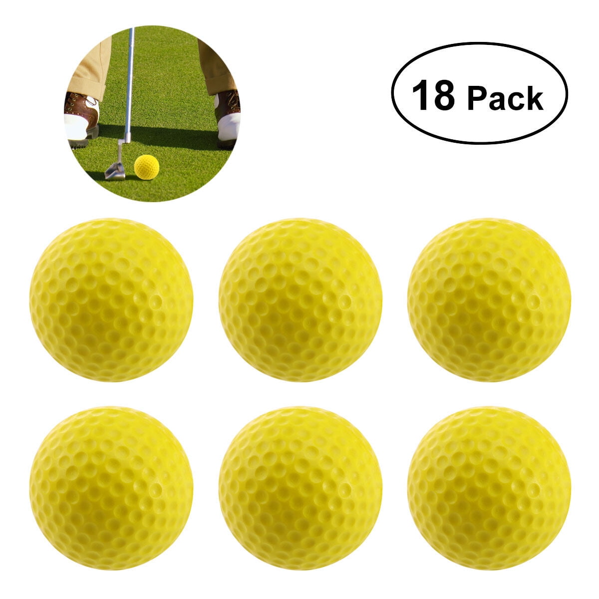 Balls Lightweight Training Golf Practice Yellow Foam Tennis for Dogs