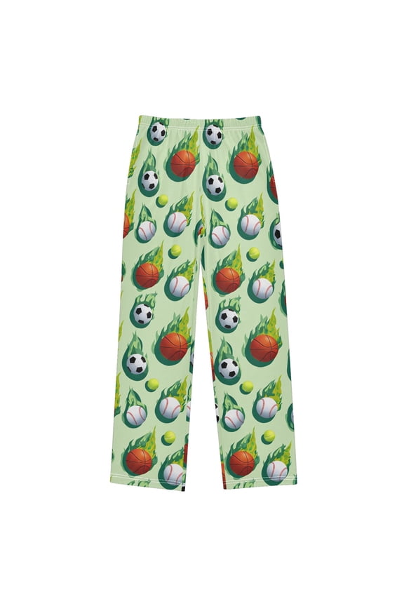 Balls Pattern Pajama Pants Soft Lightweight Lounge Pants Bottoms Sleep Pants Warm Comfy