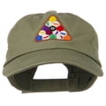 thumbnail image 1 of Balls Pool Rack Embroidered Low Profile Washed Cap - Olive OSFM, 1 of 5