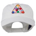 thumbnail image 1 of Balls Pool Rack Embroidered Low Profile Washed Cap - White OSFM, 1 of 5