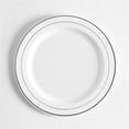 thumbnail image 1 of BallsFHK 10-pack Plastic Plates, Disposable Dinner Plates/salad Plates/dessert Plates, Suitable For Weddings, Parties And Holiday Thanksgiving Day Party Supplies(10in), 1 of 3