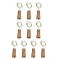 thumbnail image 1 of BallsFHK 10pcs Solar Wine Bottle Lights With Battery LED Cork Bottle Lights With Copper Wire For Party Wedding Christmas Decoration, 1 of 4