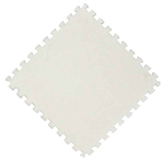 BallsFHK 25X25cm Kids Carpet Foam Puzzle Mat EVA Shaggy Velvet Baby Eco Floor 7 colors