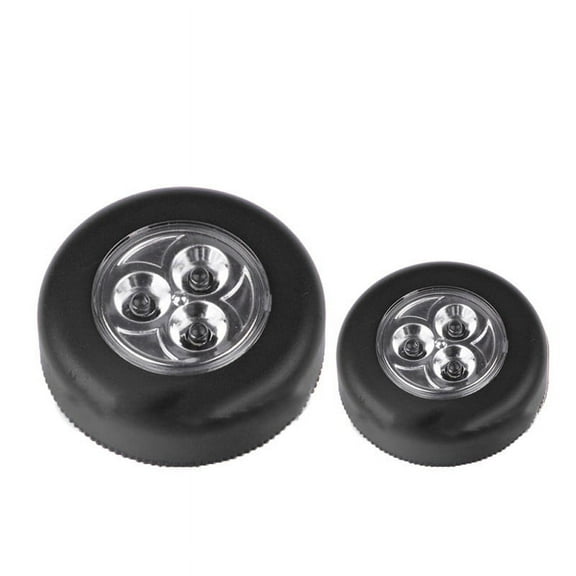 BallsFHK 3 LED Wall Light Kitchen Cabinet Closet Lighting Sticker Tap Lamp