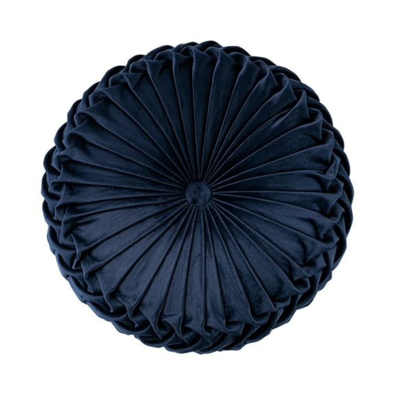 BallsFHK 40cm Round Pumpkin Pillow Button Pillow Solid Color Drifting Window Tatami Cushion Thickened Chair Cushion