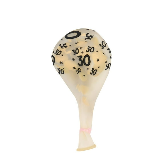 BallsFHK 5Pcs 30 40 50th Happy Birthday Age Confetti Filled Balloons Wedding Party Decor