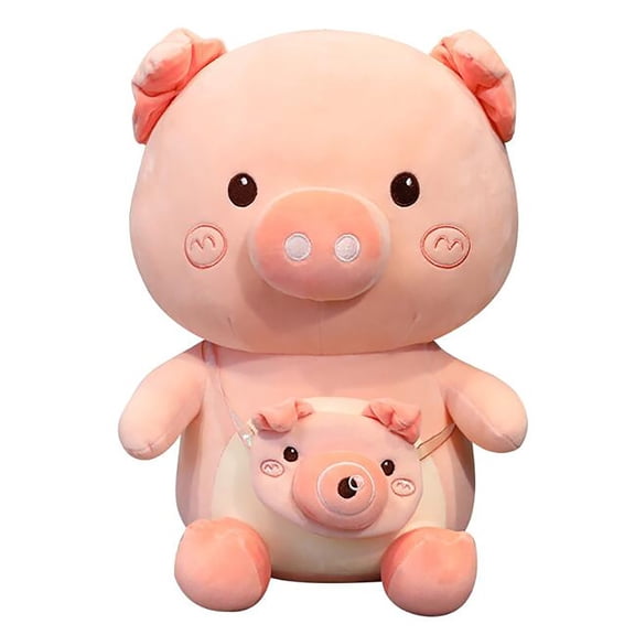 BallsFHK Cartoon Cute Bubble Pig Doll Plush Pig Children's Holiday Gift Plush Toy