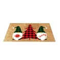 thumbnail image 1 of BallsFHK Christmas Decorative Doormat Xmas Welcome Christmas Gnome Mat Non Slip And Washable Winter Doormat Rubber Back Santa Snowflakes Door Mat For Indoor Outdoor, 1 of 3