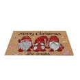 thumbnail image 1 of BallsFHK Christmas Decorative Doormat Xmas Welcome Christmas Gnome Mat Non Slip And Washable Winter Doormat Rubber Back Santa Snowflakes Door Mat For Indoor Outdoor, 1 of 3
