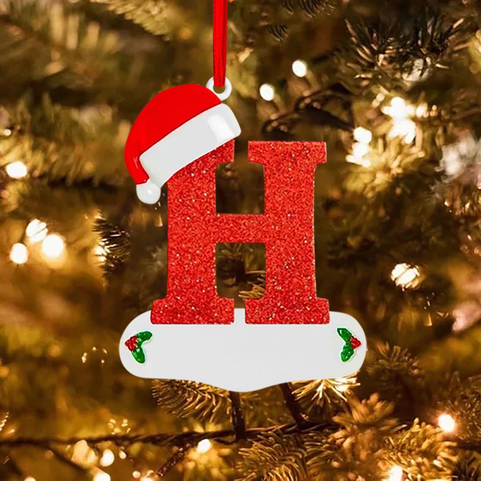 BallsFHK Christmas Tree Decorations 26 English Letters Ornaments DIY