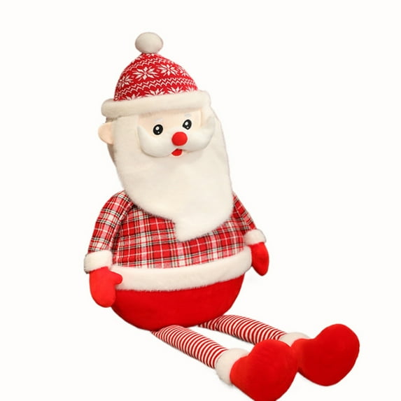 BallsFHK Claus Doll Plush Toy Doll Ragdoll Children Christmas Gift Decoration