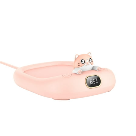 BallsFHK Coffee Mug Warmer & Mug Set For Desk, Electric Coffee Cup Warmer With Auto Shut Off, Temperature Setting Smart Cup Warmer For Heating Coffee, Milk, Beverage,