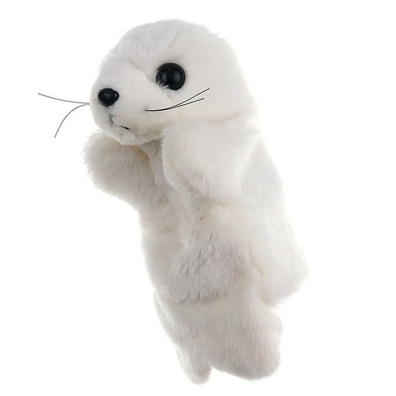 BallsFHK Cute Cartoon Doll Kids Glove Hand Puppet Sea Lions Plush Finger Toys