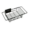thumbnail image 1 of BallsFHK Dish Drying Rack In Sink, Expandable Stainless Steel Dish Drainer For Kitchen Sink, 1 of 4