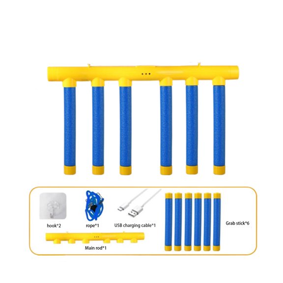 BallsFHK Falling Sticks Training Game Toy Hand Eye Coordination Kid Adult Yellow Blue