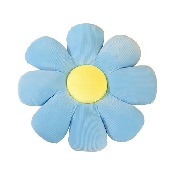 BallsFHK Flower Floor Pillow Seating Cushion Daisy Flower Throw Pillow Cute Room Decor for Girls Flower Plush for Reading and Lounging Comfy Pillow