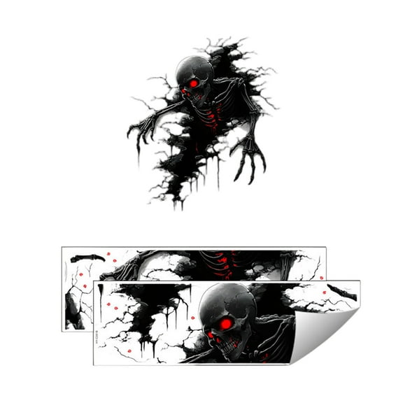 BallsFHK Halloween Horror Ghosts Bedroom Living Room Home Decoration Wall Stickers Stickers Self-adhesive