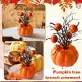thumbnail image 1 of BallsFHK Halloween Pumpkin Artificial Foam Pumpkin Thanksgiving Gift Maple Leaf Kitchen Autumn Decor Desk Shelf Home Desktop Ornament, 1 of 6