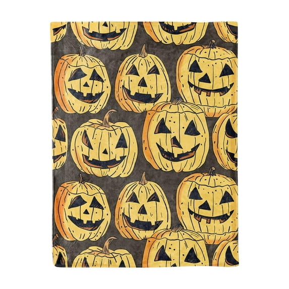 BallsFHK Halloween Throw Blanket Soft Lightweight Flannel Horror Gothic Blankets