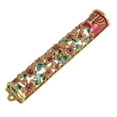 thumbnail image 1 of BallsFHK Hand Painted Mezuzah With Scroll For Door,Exquisite Enamel Mezuzah With Crystal,, 1 of 5