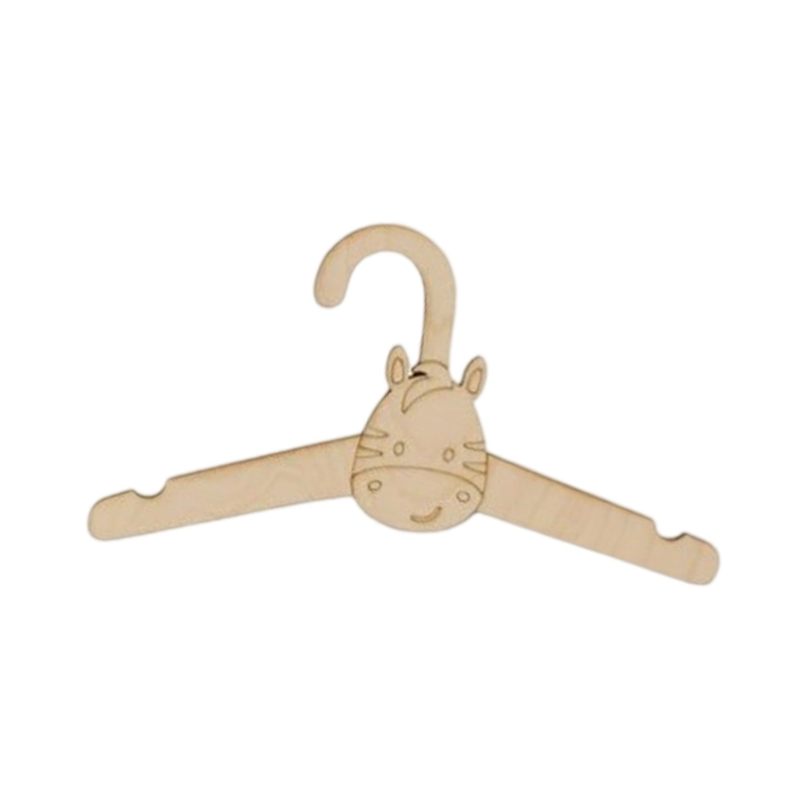 BallsFHK Handcrafted Eco-Friendly Wooden Kids Hangers With Animal Faces ...