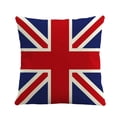 thumbnail image 1 of BallsFHK Home Car Bed Sofa British Flag Decorative Classic Pillow Case Cushion Cover, 1 of 1