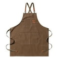 thumbnail image 1 of BallsFHK Home Garden Waterproof Oxford Cloth Work Apron Work Apron With Pocket, 1 of 3