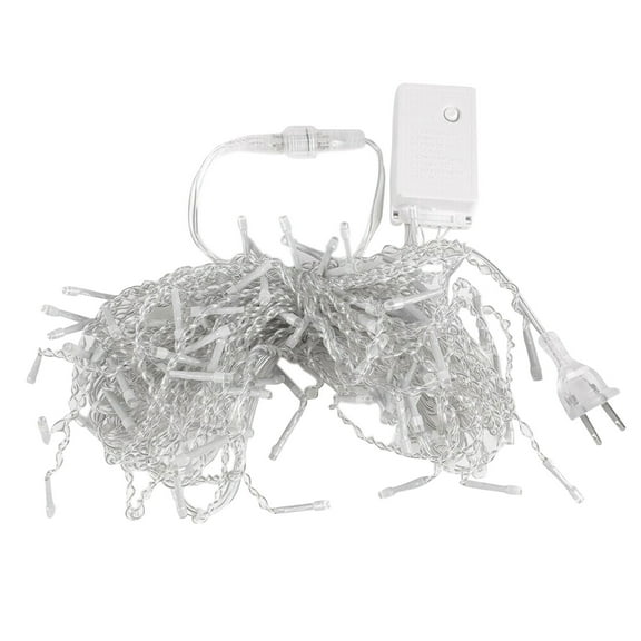 BallsFHK Icicle String Lights, 13 Ft Icicle String Lights, 96 LED Icicle Curtain Lights For Bedroom Party Wedding Xmas Holiday Light Decorations