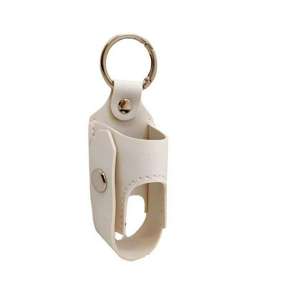 BallsFHK Inhaler Storage Case - Convenient Inhaler Spacer Holder | PU Leather Protective Inhaler Case Keychain With Metal Buckle, Inhaler Storage Solution Sleeve Bag For