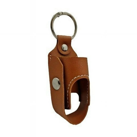 BallsFHK Inhaler Storage Case - Convenient Inhaler Spacer Holder | PU Leather Protective Inhaler Case Keychain With Metal Buckle, Inhaler Storage Solution Sleeve Bag For