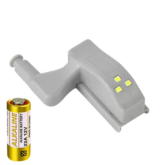 BallsFHK LED Hinge Lights, Furniture Hardware Accessories Cabinet Wardrobe LED Lights Cabinet Door Hinge Lights