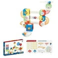 thumbnail image 1 of BallsFHK Marbles pipeline track building blocks puzzle assembly children's ball slide toys, 1 of 3