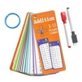 thumbnail image 1 of BallsFHK Multiplication Flash Cards Math Flashcards With 2 Pens, 0-12 Multiplication Chart Times Table Flashcards For 1st To 3rd Grades Multiplication Game 5ML, 1 of 3