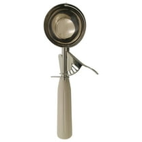 BallsFHK Ounces Portion Scoop, 1 Release Cookie Scoop - With Gray Handle, Stainless Steel Scoop, Scooping Cookie Dough, Cupcake Batter Or Ice Cream