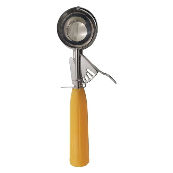 BallsFHK Ounces Portion Scoop, 1 Release Cookie Scoop - With Gray Handle, Stainless Steel Scoop, Scooping Cookie Dough, Cupcake Batter Or Ice Cream