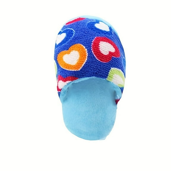 BallsFHK Pet Plush Talking Slippers Teething Pet Toy
