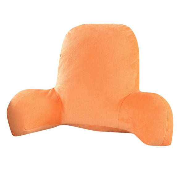 BallsFHK Plush Big Backrest Reading Rest Lumbar Support Chair Cushion with Arms