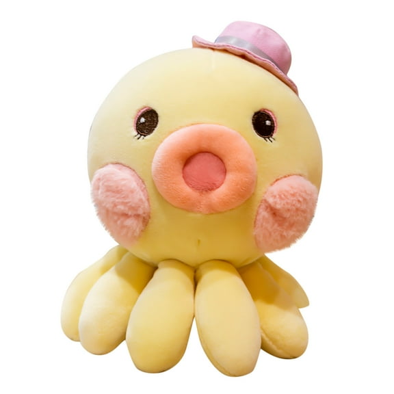 BallsFHK Plush Toy 7.9inch Stuffed Plushie Doll Soft Friend Hugging Squid For Children Room Plaything