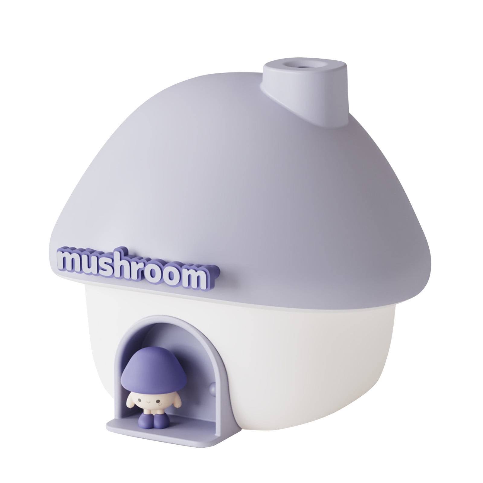 BallsFHK Portable Humidifier, 300ml Small Cool Mist Humidifier, Personal Desktop Humidifiers For Baby Bedroom Travel Home,7 Modes Of Sunset Atmosphere Light