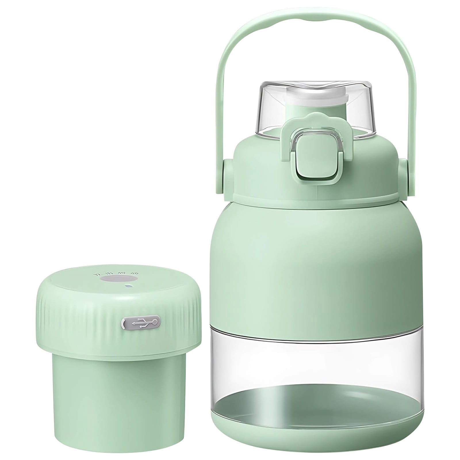 BallsFHK Portable Juicer, 16.9 Fl Oz Wireless Blending Cup, Rechargeable USB Juicer For & Smoothies, With Detachable Lid For Easy Use & Travel