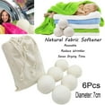 thumbnail image 1 of BallsFHK Sheep 6-Pack Premium Wool Dryer Balls Reusable Natural Fabric Softener 7CM, 1 of 5